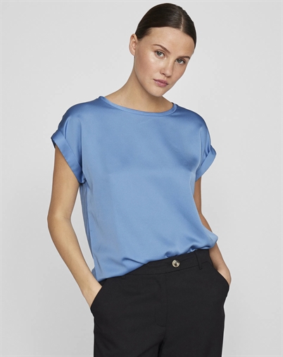  Ellette Satin Bluse - Vila